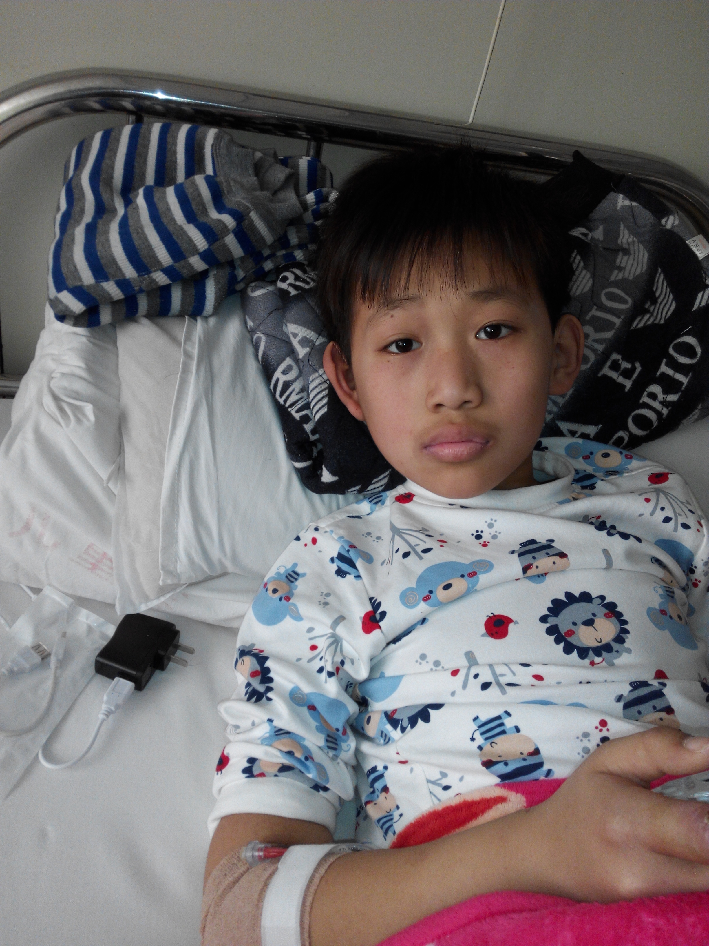 9岁男孩张魏急性髓系白血病求助!